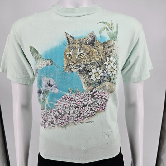 Distressed Vintage 1990s Harlequin Teena Houck National Wildlife T-Shirt (S)
