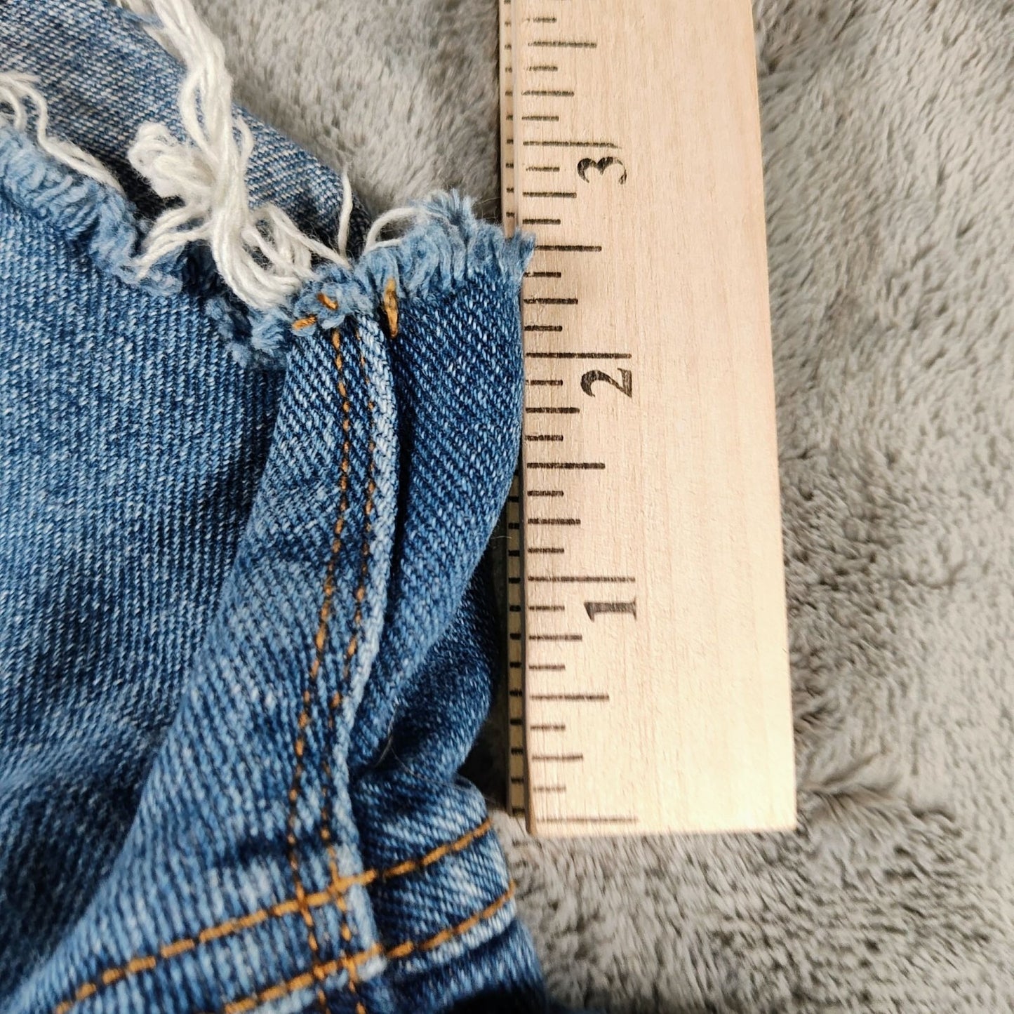 Billabong Womens Size 28 DIY Cut Off Frayed Hem 2.5" Inseam Denim Jean Shorts