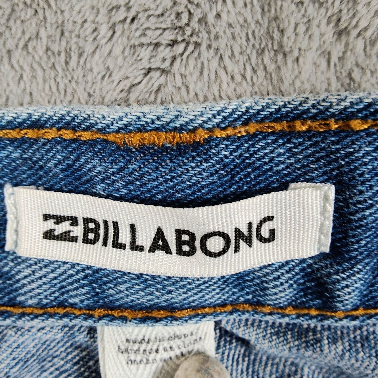 Billabong Womens Size 28 DIY Cut Off Frayed Hem 2.5" Inseam Denim Jean Shorts