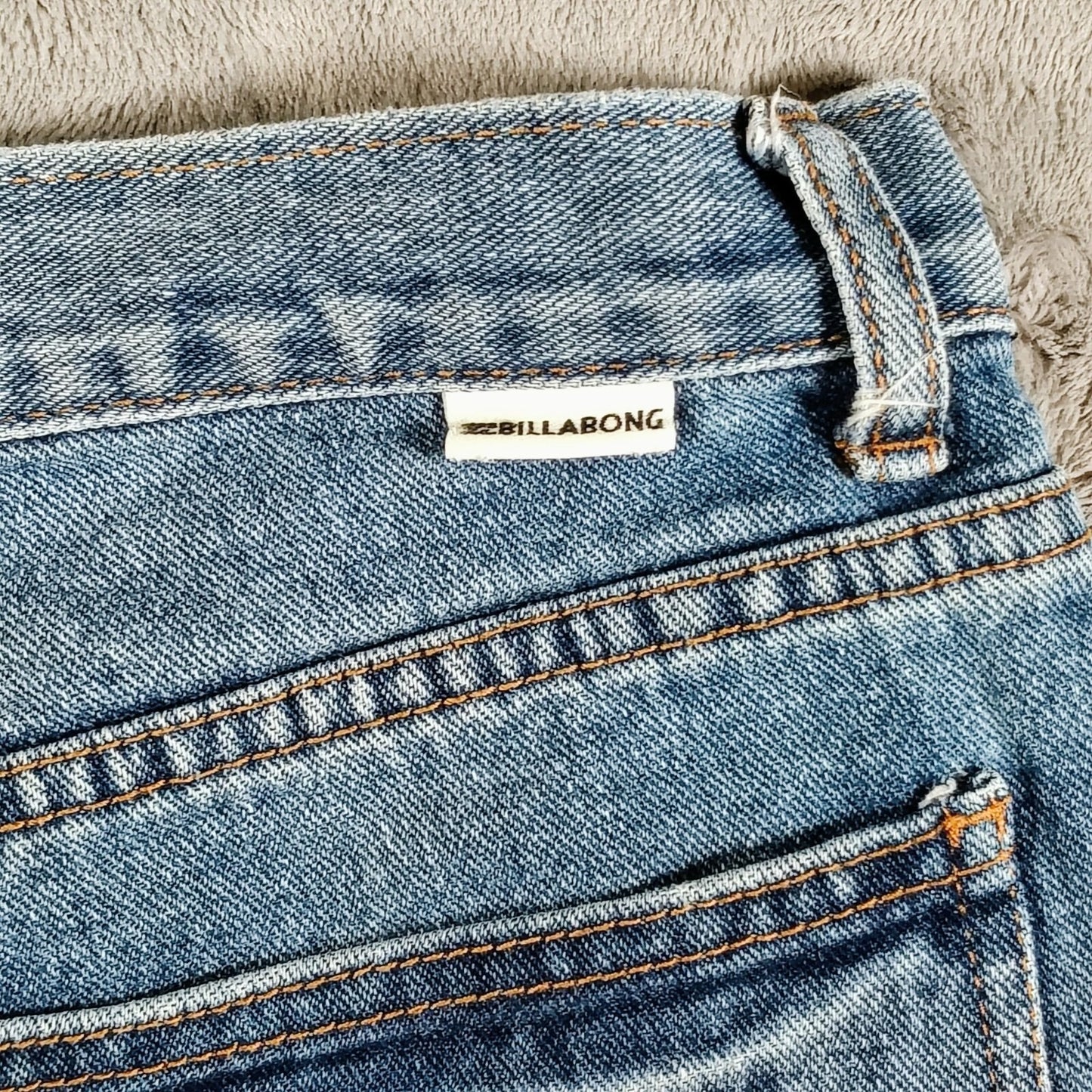 Billabong Womens Size 28 DIY Cut Off Frayed Hem 2.5" Inseam Denim Jean Shorts