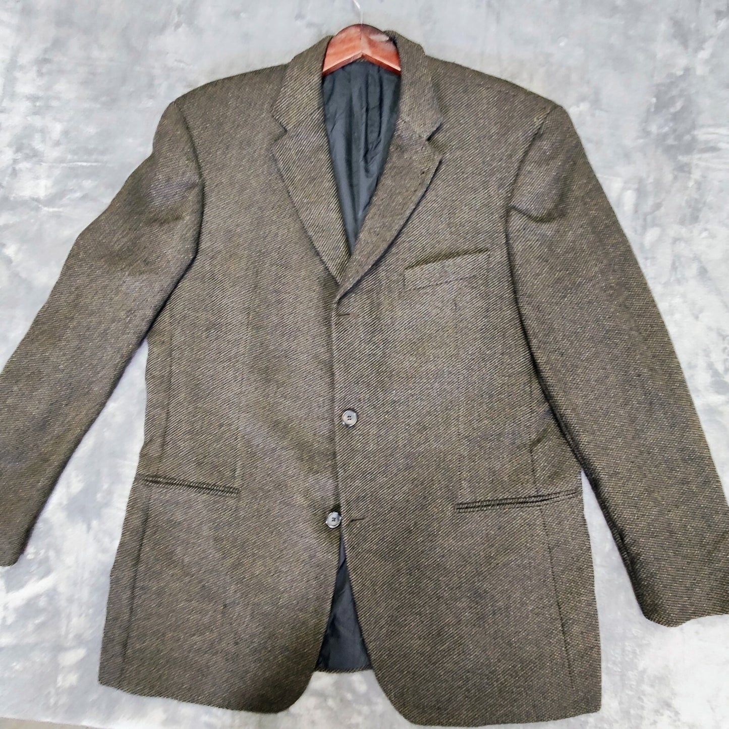 Boss Hugo Boss Einstein US Cashmere-Wool Blend Tweed Sport Coat Suit Jacket 42R