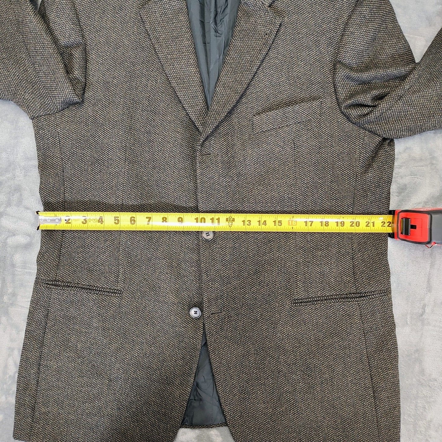Boss Hugo Boss Einstein US Cashmere-Wool Blend Tweed Sport Coat Suit Jacket 42R