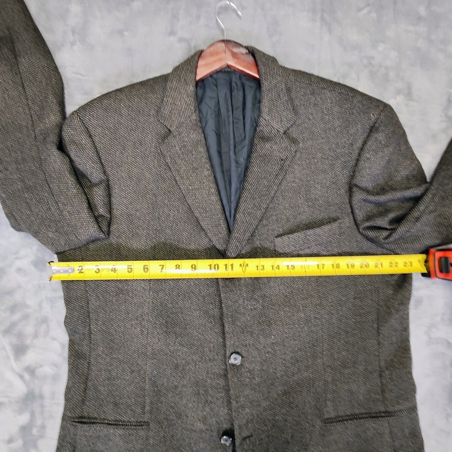 Boss Hugo Boss Einstein US Cashmere-Wool Blend Tweed Sport Coat Suit Jacket 42R