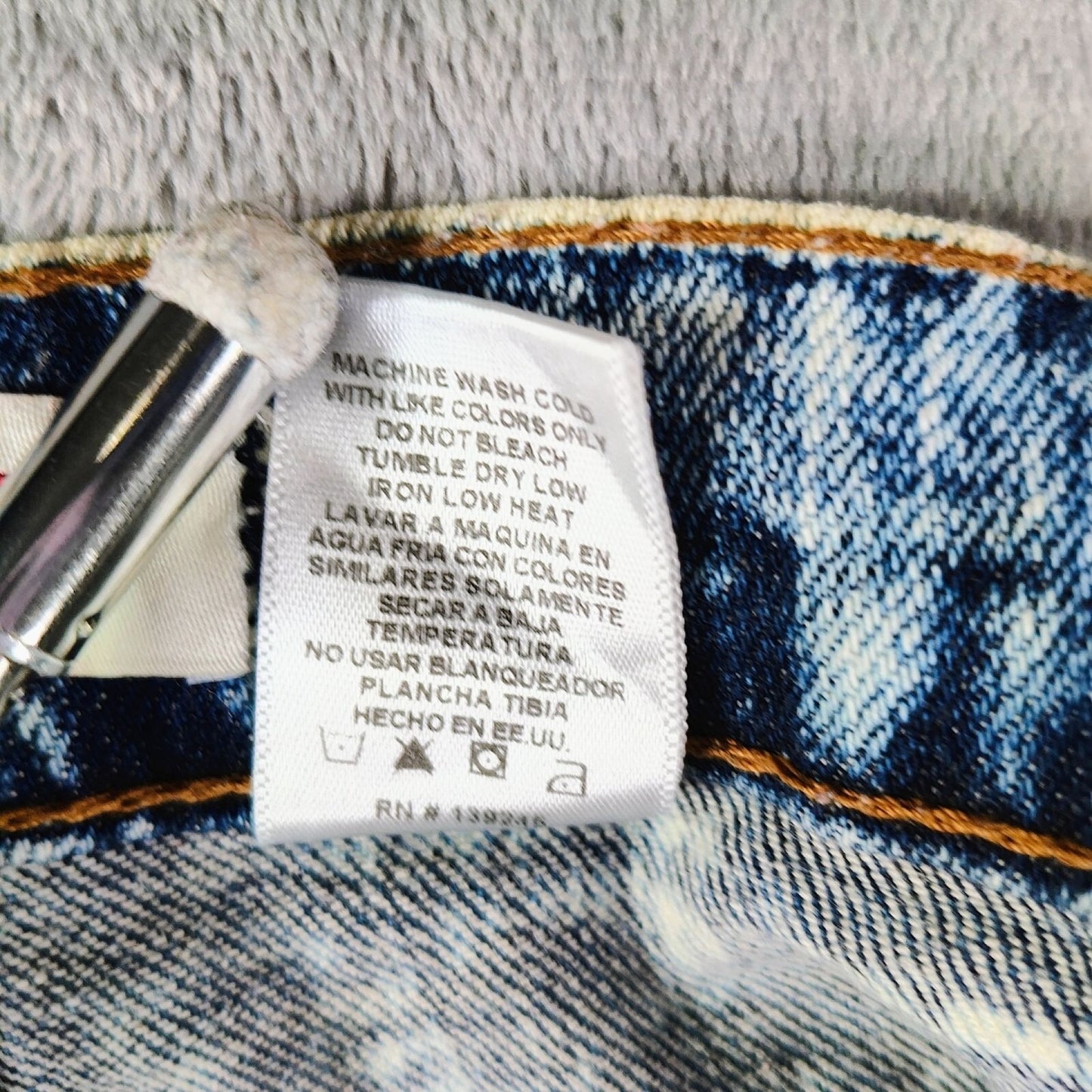 Vibrant M.I.U  Made in USA Distressed Acid Wash DIY Cut Off Denim Shorts -Size 6