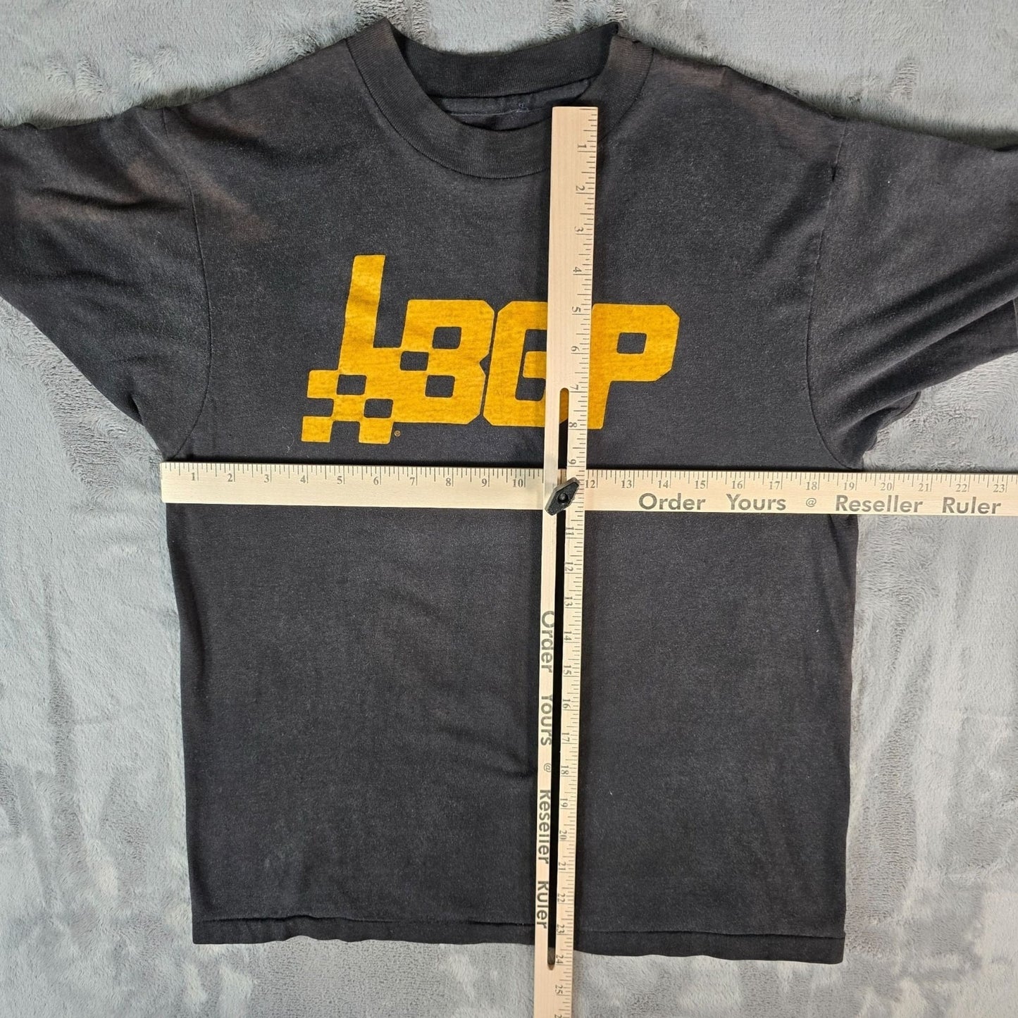Vintage 1980s LBGP Long Beach Grand Prix Style Auto 10K Run Black T-Shirt (M)