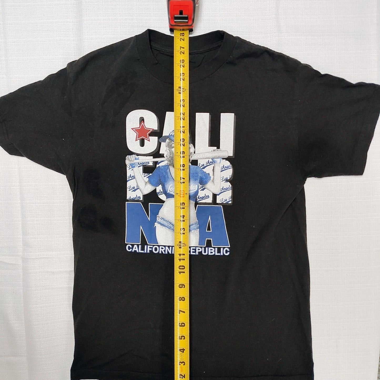 California Republic Los Angeles Dodgers Marilyn Monroe Graphic T-Shirt (Medium)