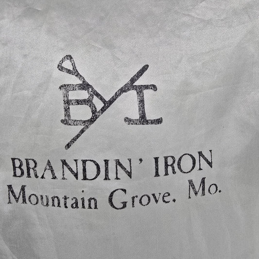 Vintage 1980s WestArk Brandin' Iron Dinner House & Lounge Bomber Jacket (L)