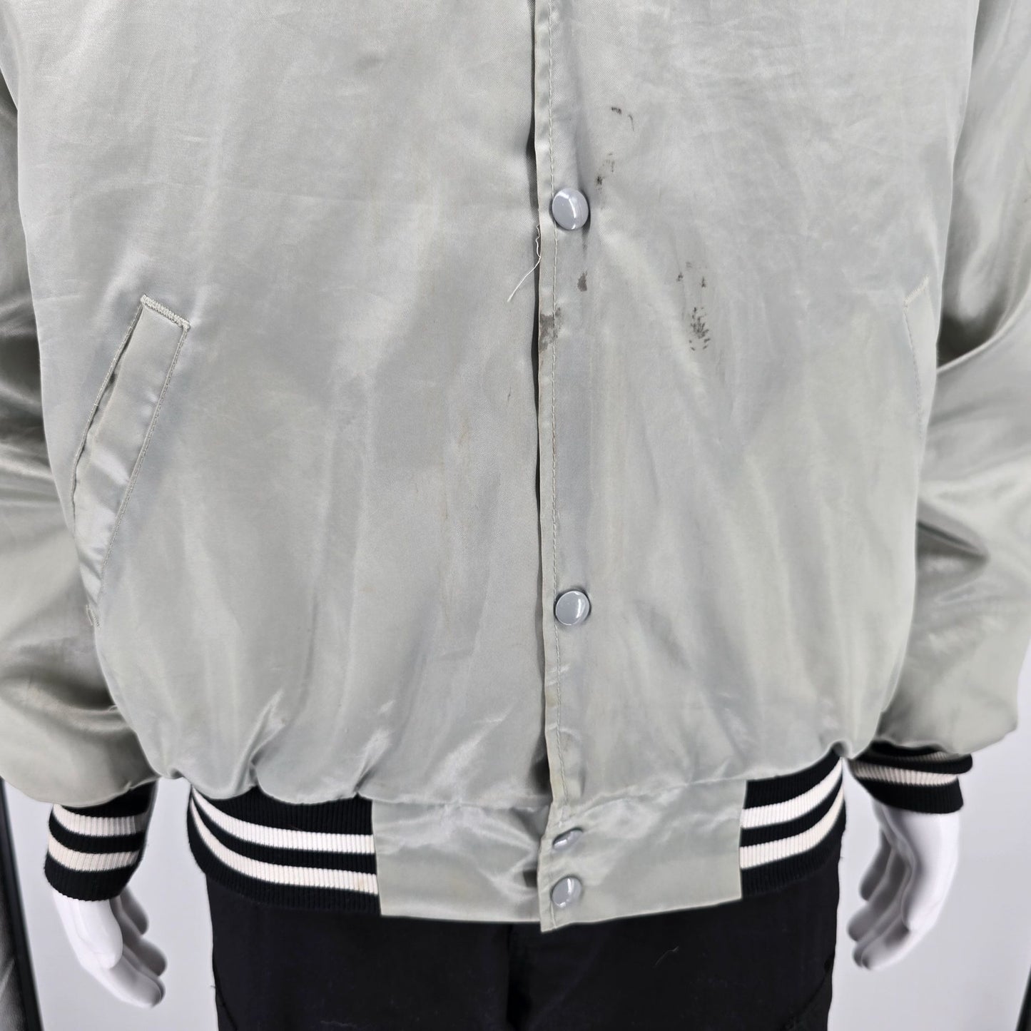 Vintage 1980s WestArk Brandin' Iron Dinner House & Lounge Bomber Jacket (L)