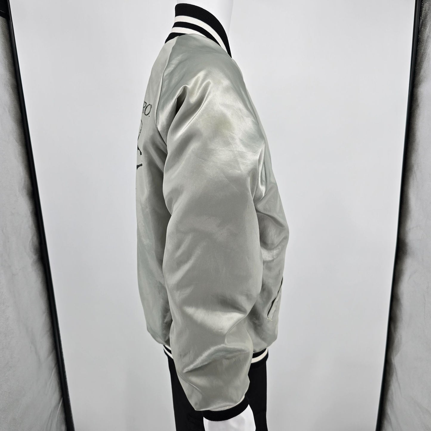 Vintage 1980s WestArk Brandin' Iron Dinner House & Lounge Bomber Jacket (L)