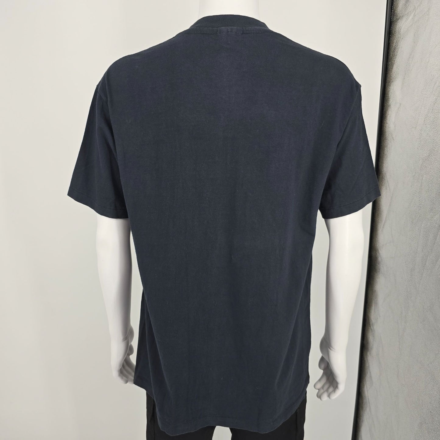 Vintage 1980s Hanes Beefy-T/Athletic Supporter LTD Tuxedo Print T-Shirt (L)