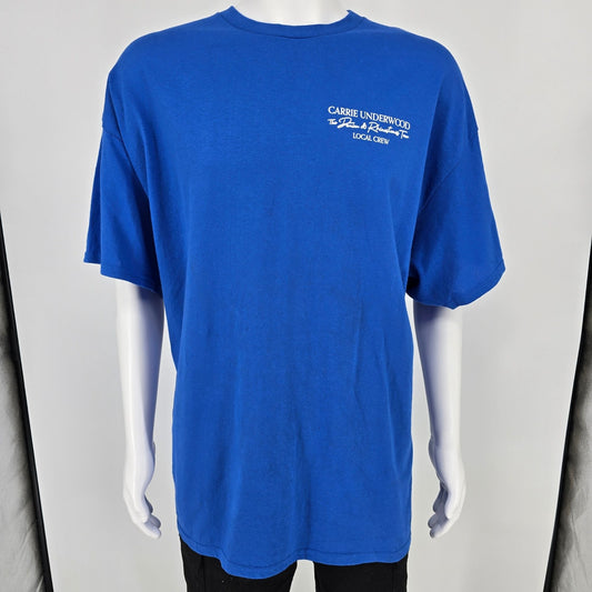 2022 Carrie Underwood Denim & Rhinestones Tour Local Crew Concert T-Shirt (XL)