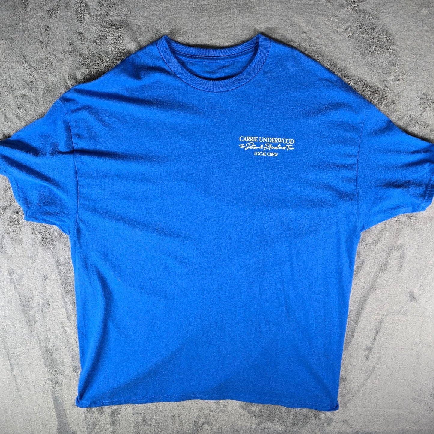 2022 Carrie Underwood Denim & Rhinestones Tour Local Crew Concert T-Shirt (XL)
