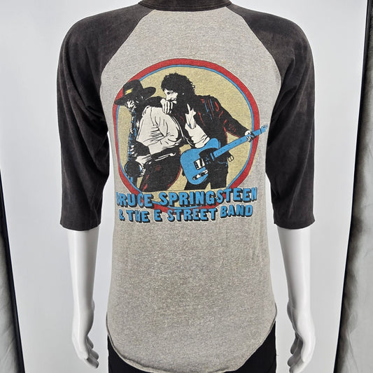 Vintage 1980s Bruce Springsteen World Tour 1980-1981 Raglan Sleeve T-Shirt (S/M)