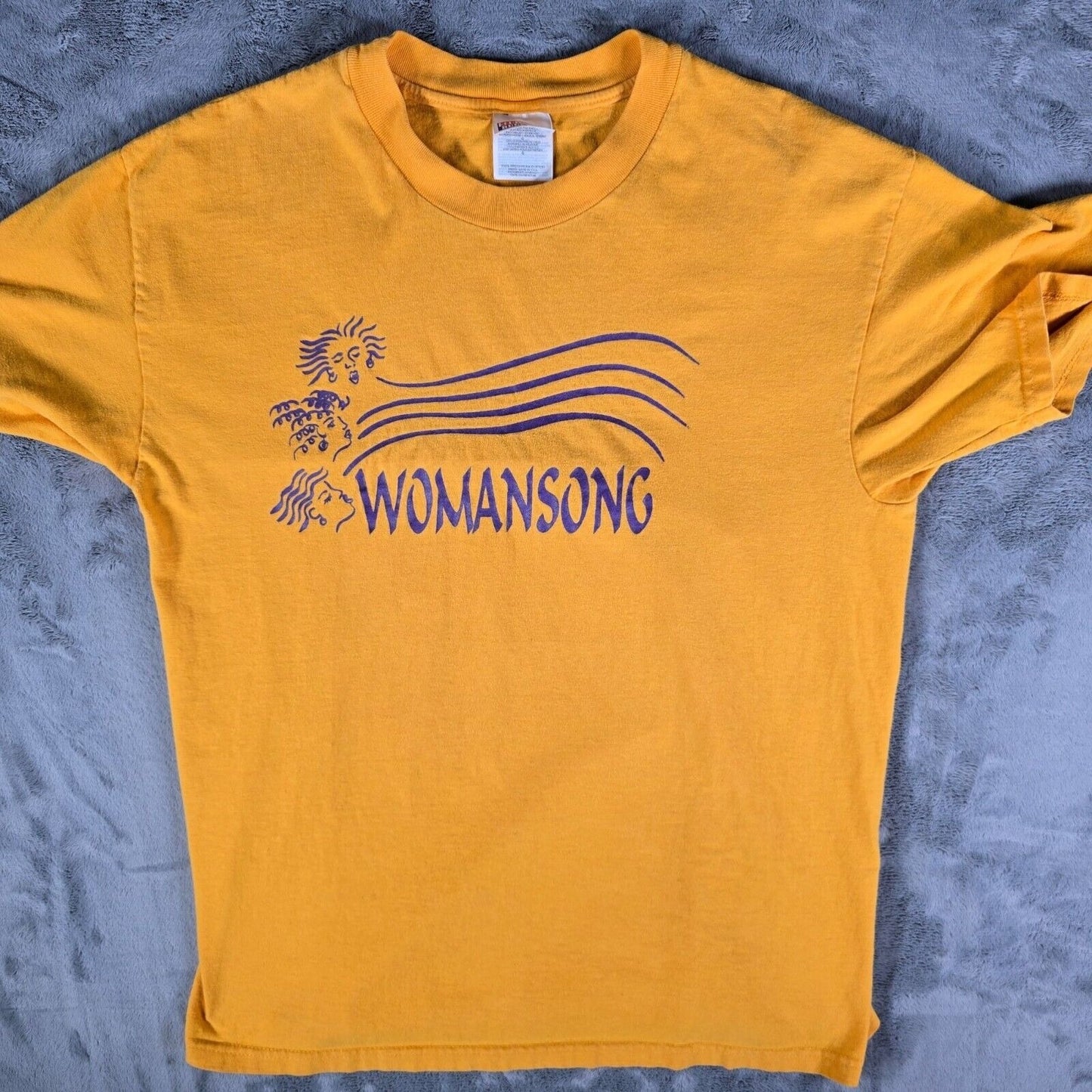 Vintage 1990s Womansong Asheville, NC Social-Justice Women's Chorus T-Shirt (L)