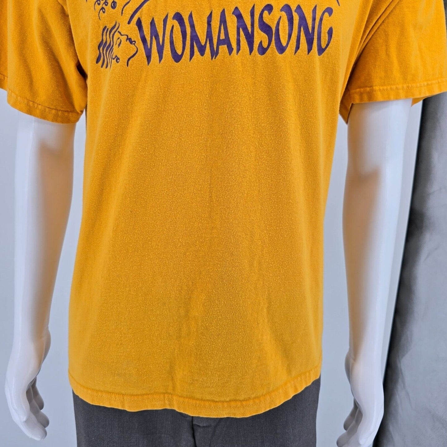 Vintage 1990s Womansong Asheville, NC Social-Justice Women's Chorus T-Shirt (L)