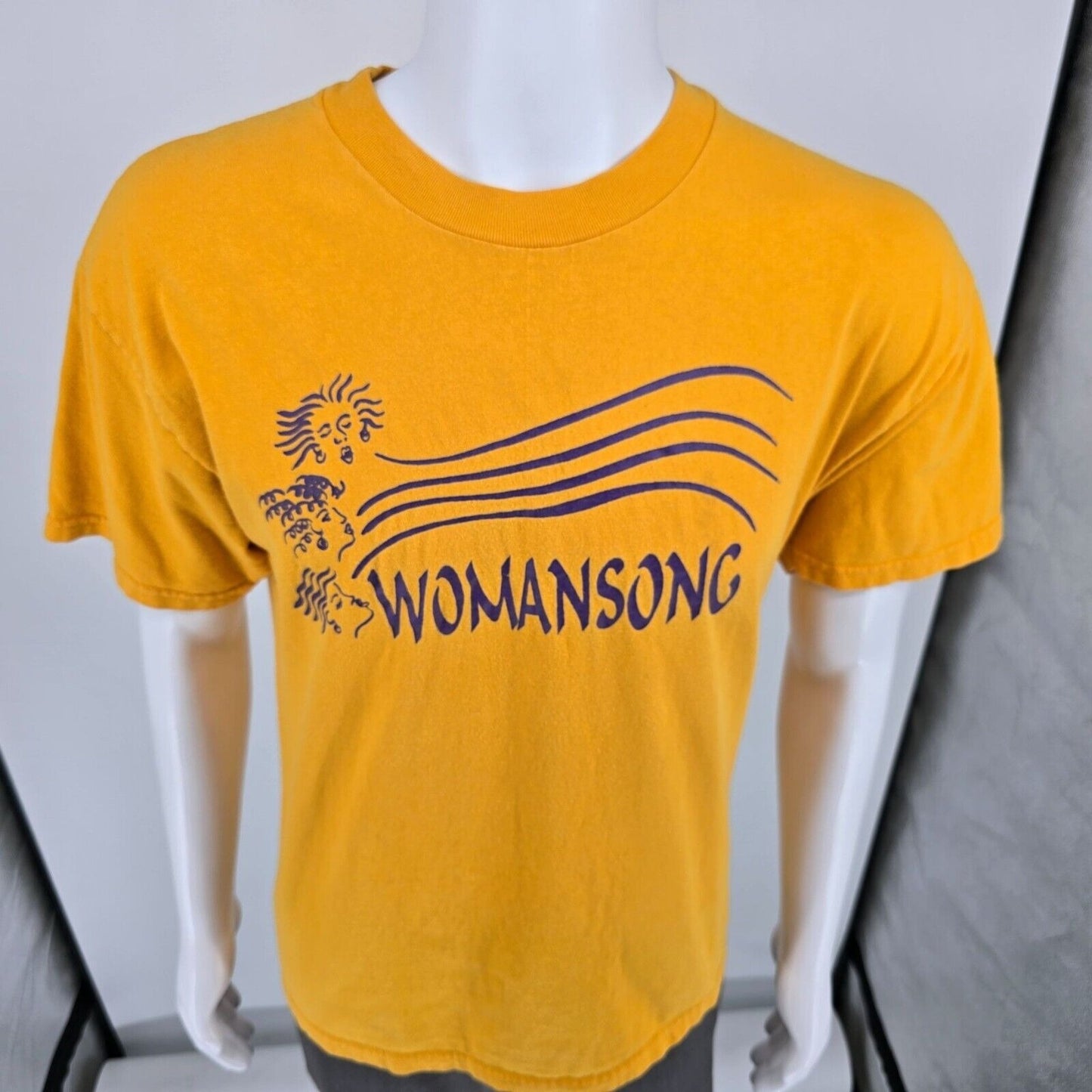 Vintage 1990s Womansong Asheville, NC Social-Justice Women's Chorus T-Shirt (L)