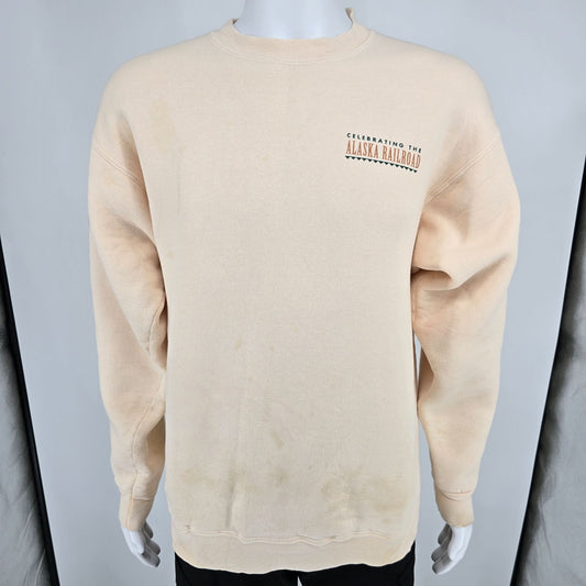 Vintage 1990s SDI "Celebrating The Alaska Railroad" Denali Sweatshirt (L)