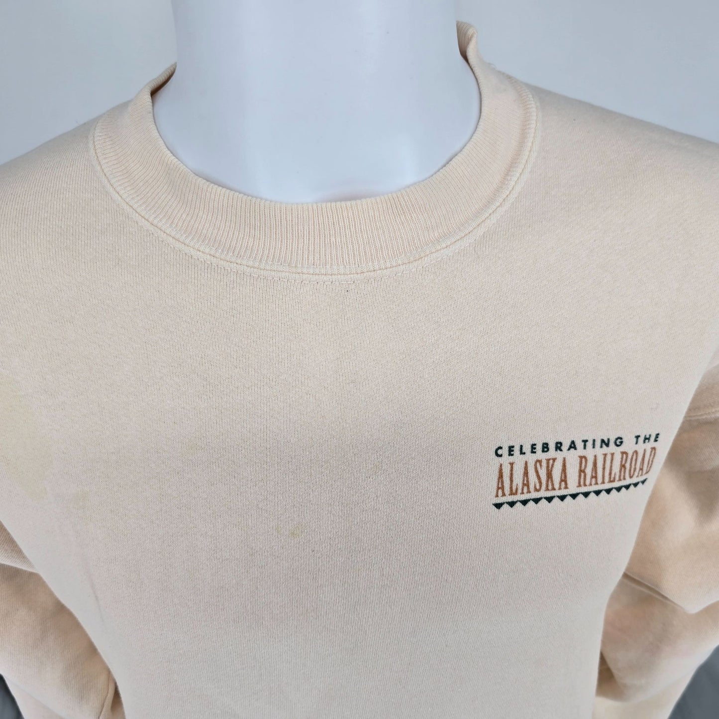 Vintage 1990s SDI "Celebrating The Alaska Railroad" Denali Sweatshirt (L)