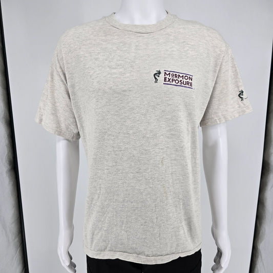 Vintage 1990s "Mormon Exposure" Northern Exposure Kokopelli Parody T-Shirt (XL)