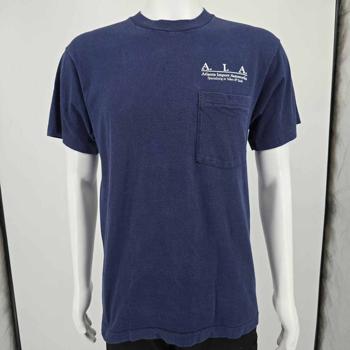 Vintage 1990s AIA Atlanta Import Autoworks Volvo Saab Pocket T-Shirt (M)