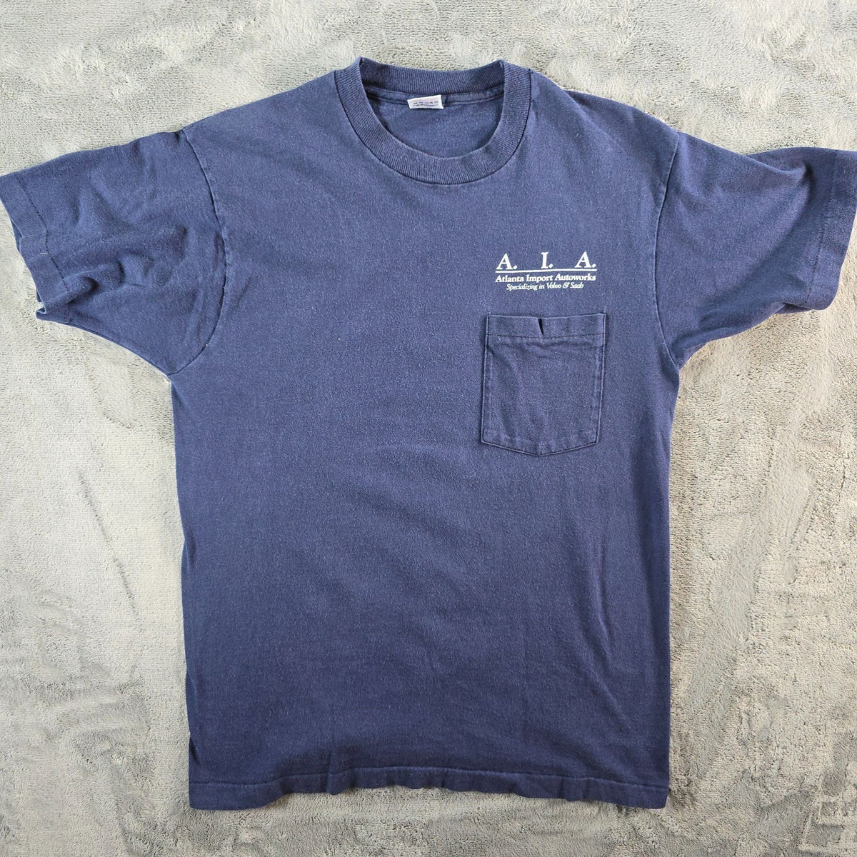 Vintage 1990s AIA Atlanta Import Autoworks Volvo Saab Pocket T-Shirt (M)