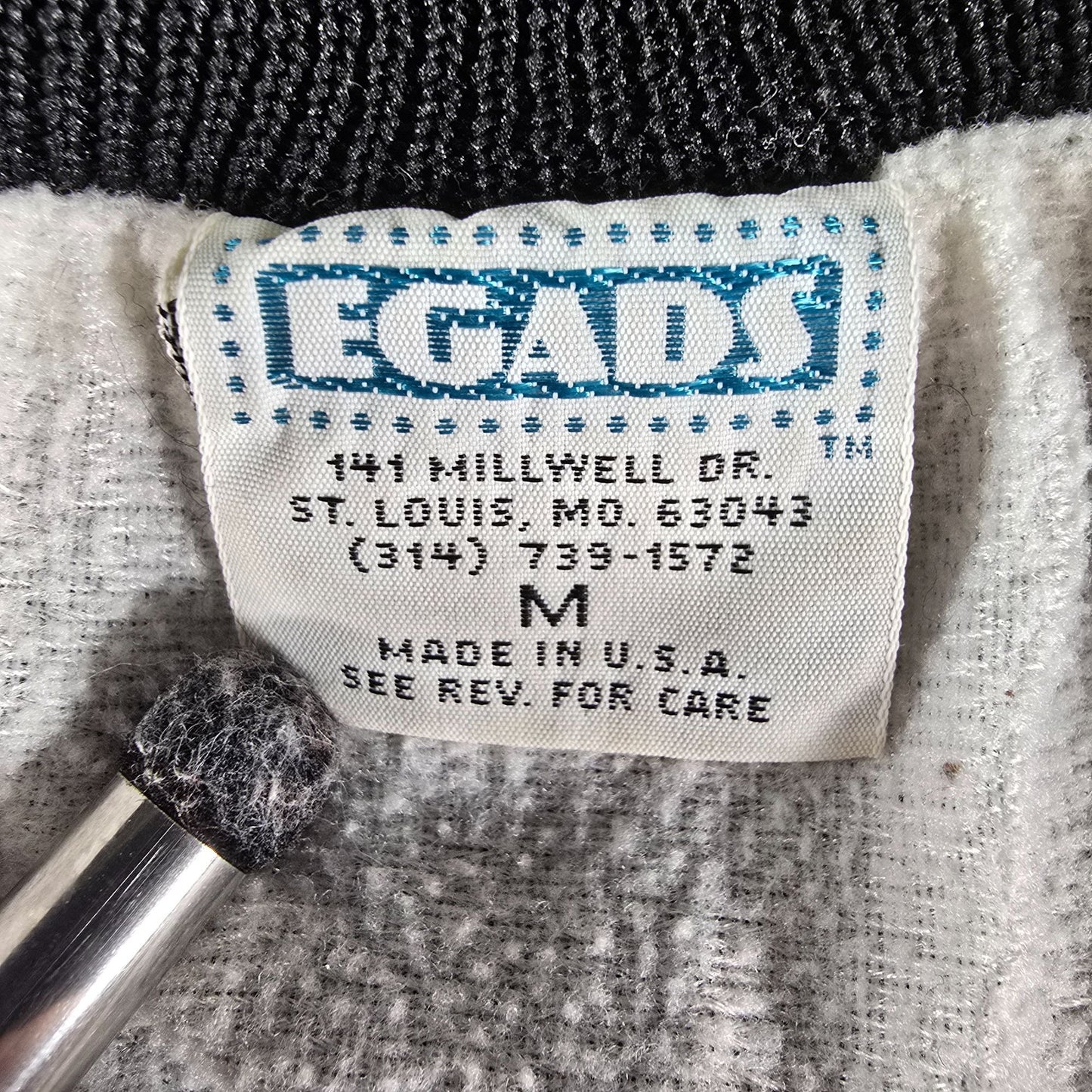 Vintage 1990s Egads Coors Light "The Silver Bullet" Nylon Satin Jacket (M)