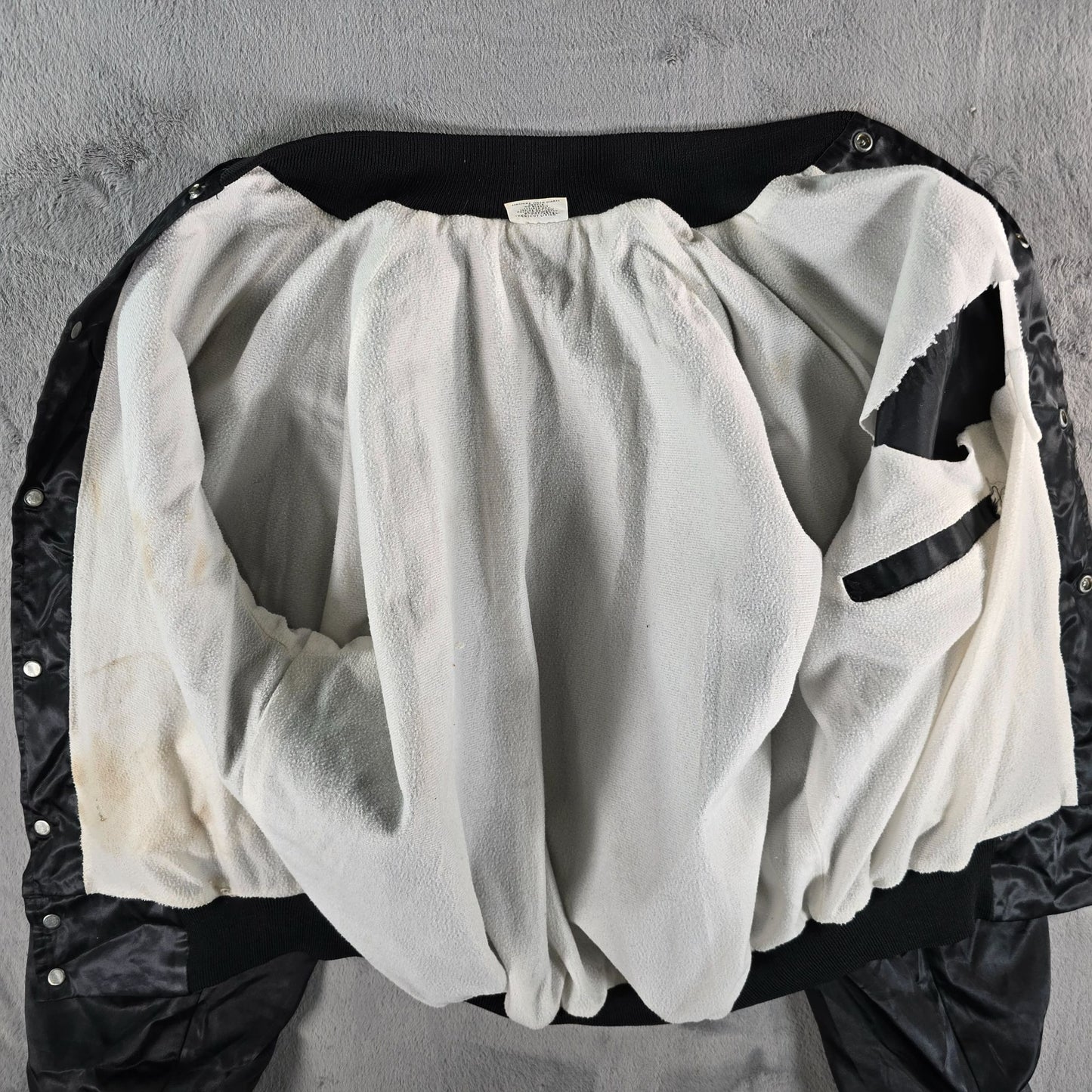 Vintage 1990s Egads Coors Light "The Silver Bullet" Nylon Satin Jacket (M)