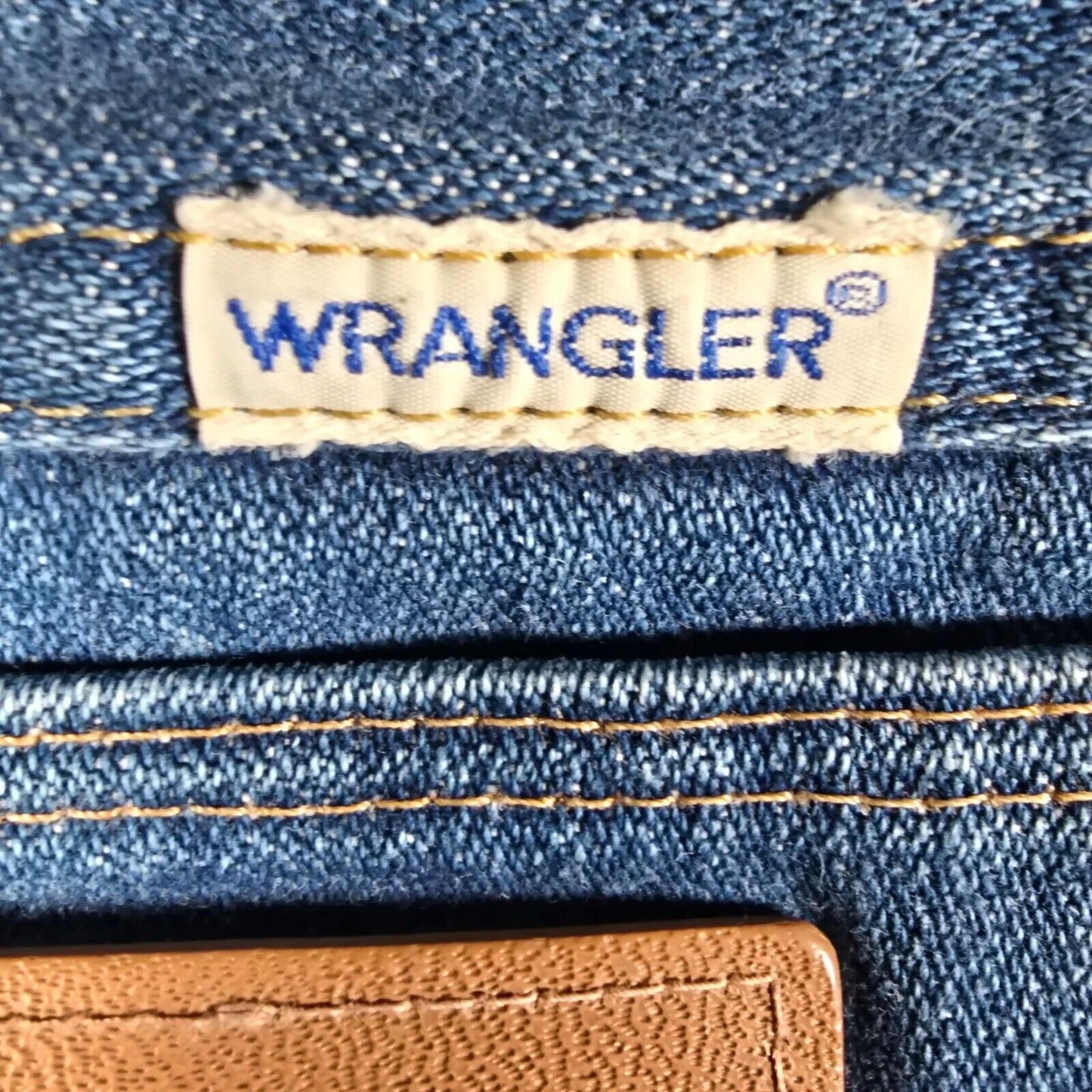 Vintage 1979 Mens Wrangler No Fault Denim Student Fit Jeans (26x31)