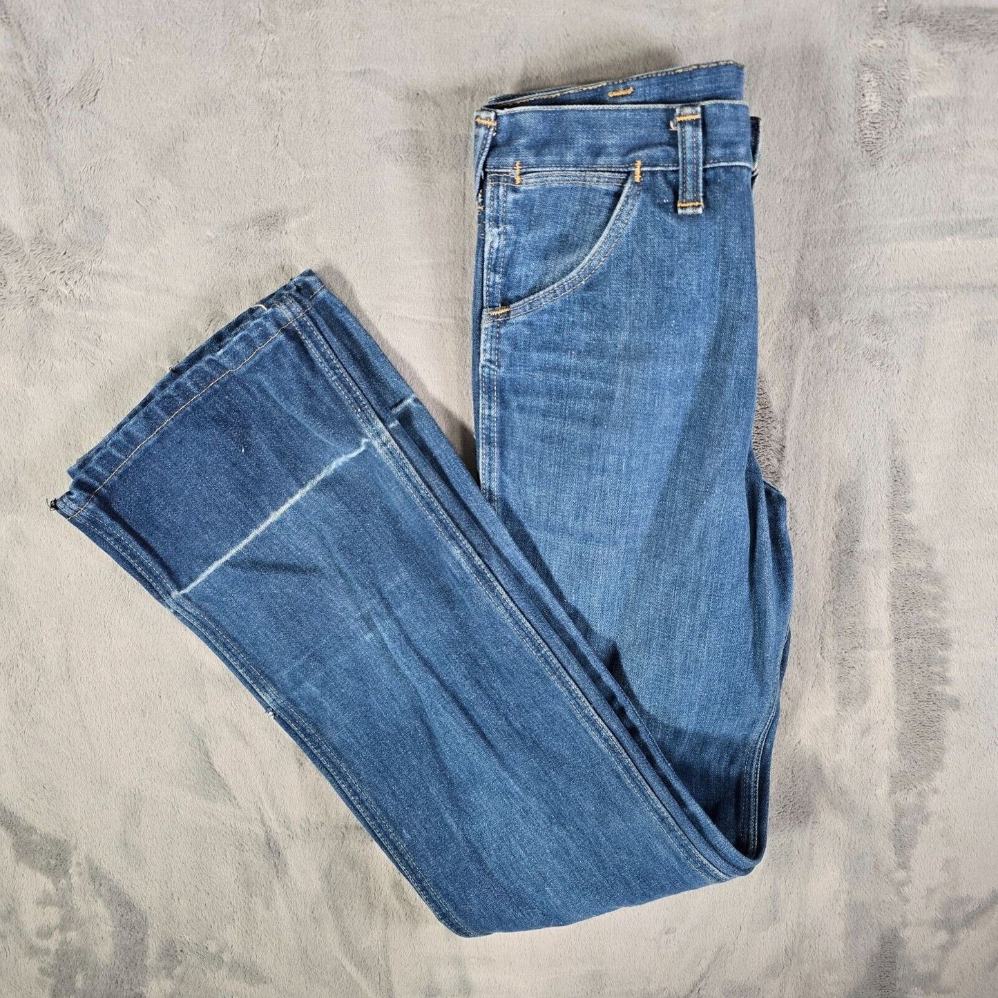 Vintage 1979 Mens Wrangler No Fault Denim Student Fit Jeans (26x31)
