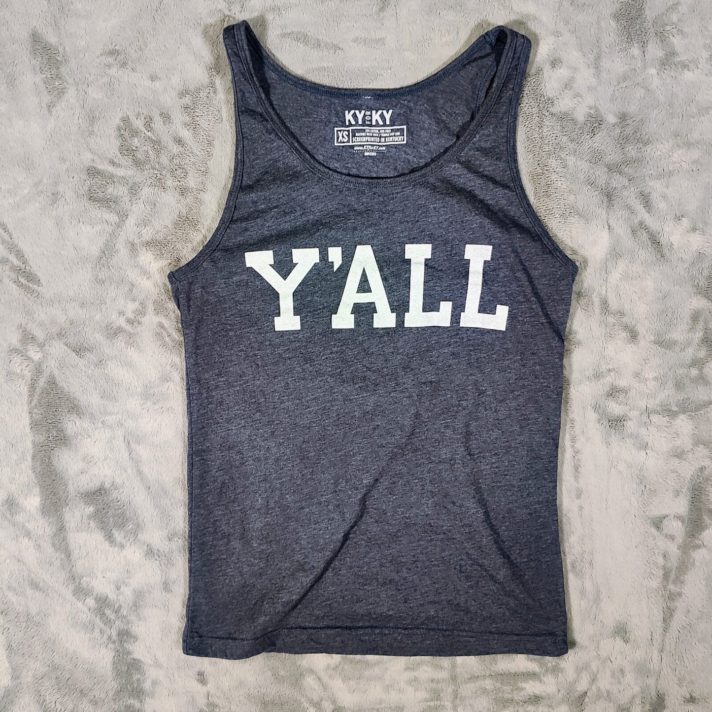 Kentucky for Kentucky Men's Navy Y'all Tank (XS)
