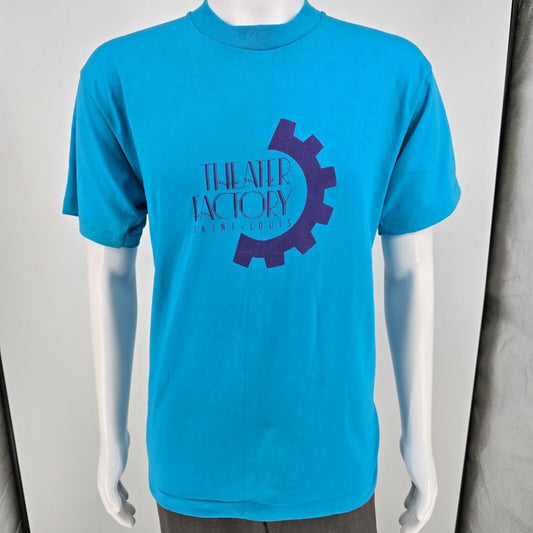Vintage 80s/90s Single Stitch Theater Factory Saint Louis Graphic T-Shirt (L/XL)