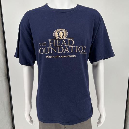 Vintage Y2K The Head Foundation "Please Give Generously" Novelty T-Shirt (XL)