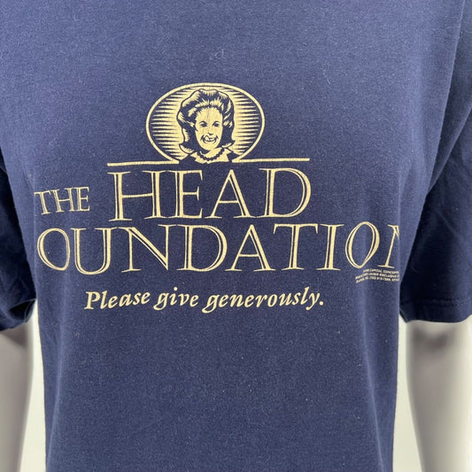 Vintage Y2K The Head Foundation "Please Give Generously" Novelty T-Shirt (XL)