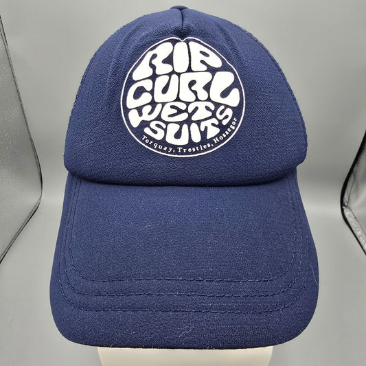 Rip Curl Wetsuits Torquey, Trestles, Hossegor Navy Trucker Hat *Fair Condition