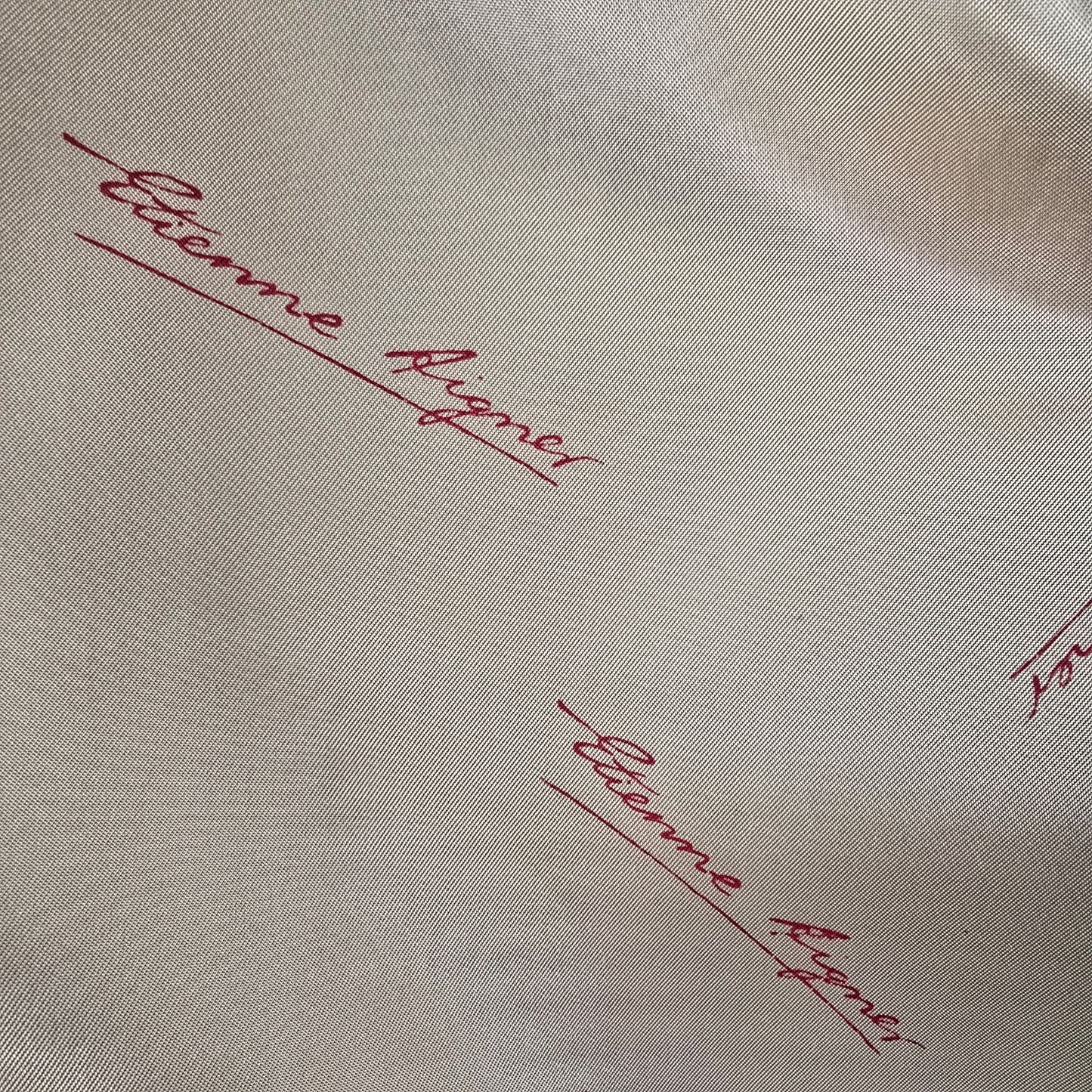 Vintage 1970s Etienne Aigner Women's Tan/Burgundy Belted Trench Coat Jacket (M)