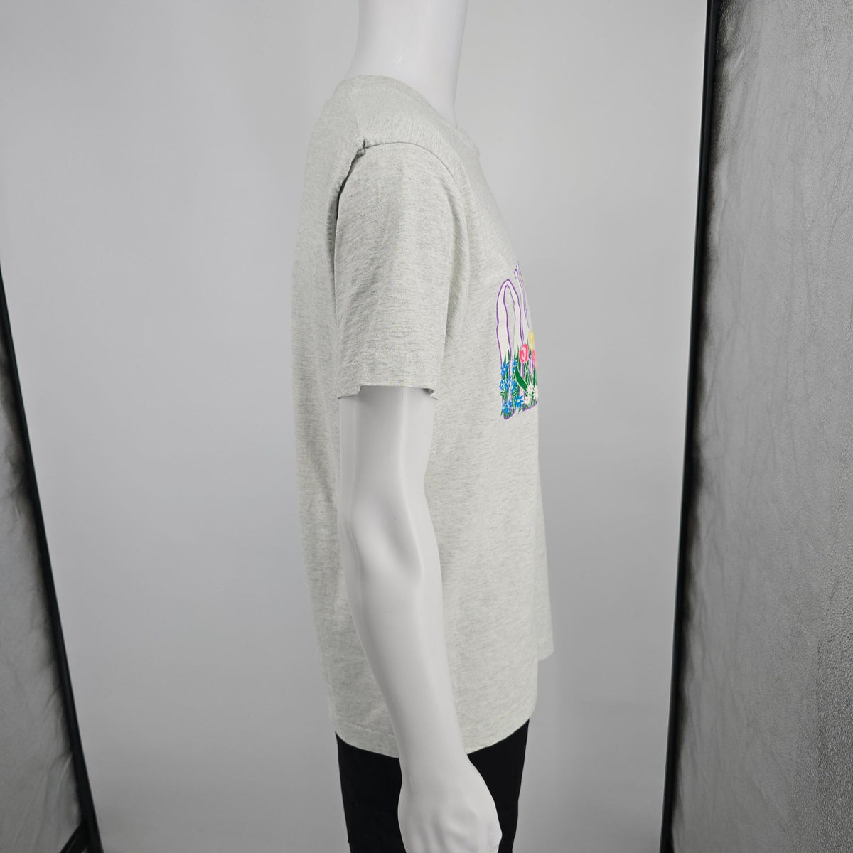 Vintage 1990s Fruit of the Loom Oklahoma Floral Butterfly Souvenir T-Shirt (M/L)