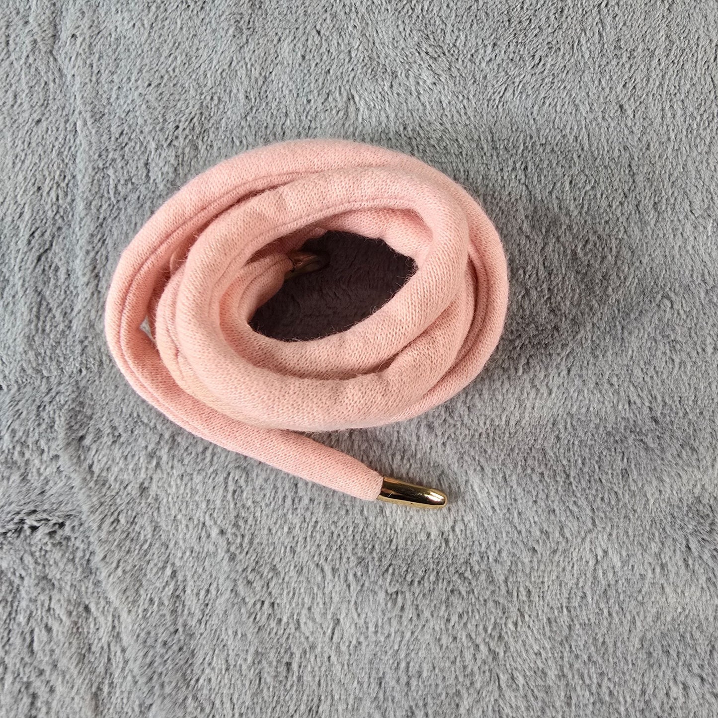 Distressed Vintage 1960s Lady in Waiting Pink Bow Neck Maternity Dress (L)