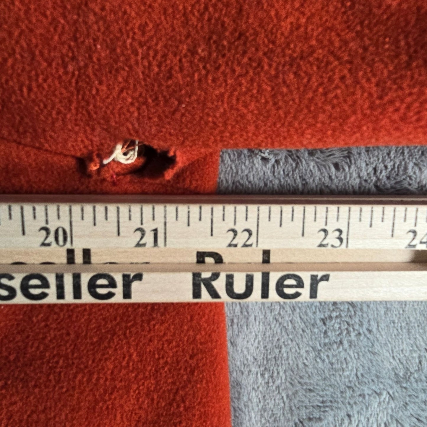 Vintage 1960s CuddleCoat New York Burnt Orange Double-breasted Overcoat (L)