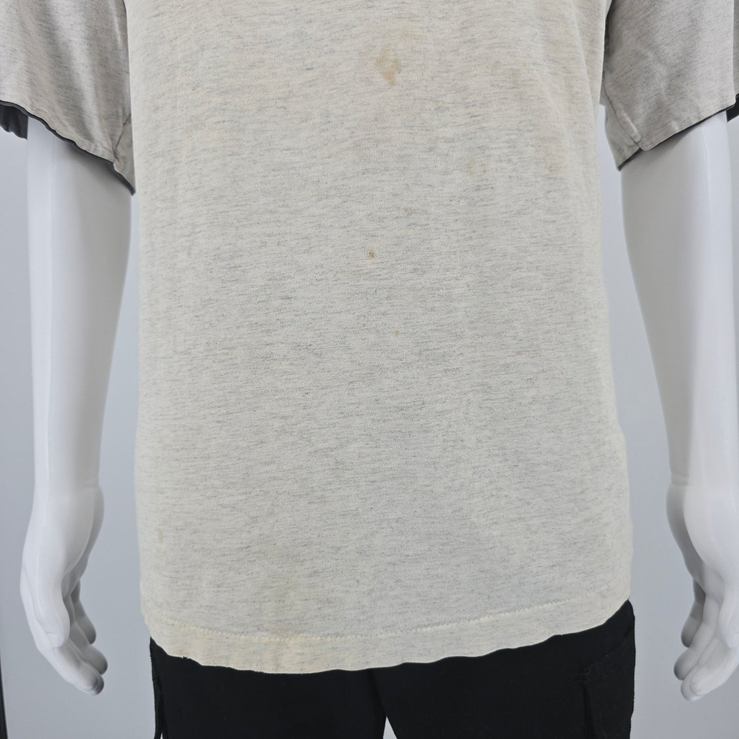 Distressed Vintage 1990s Tee Jays "Penwiper" Embroidered Dalmatian T-Shirt (XXL)