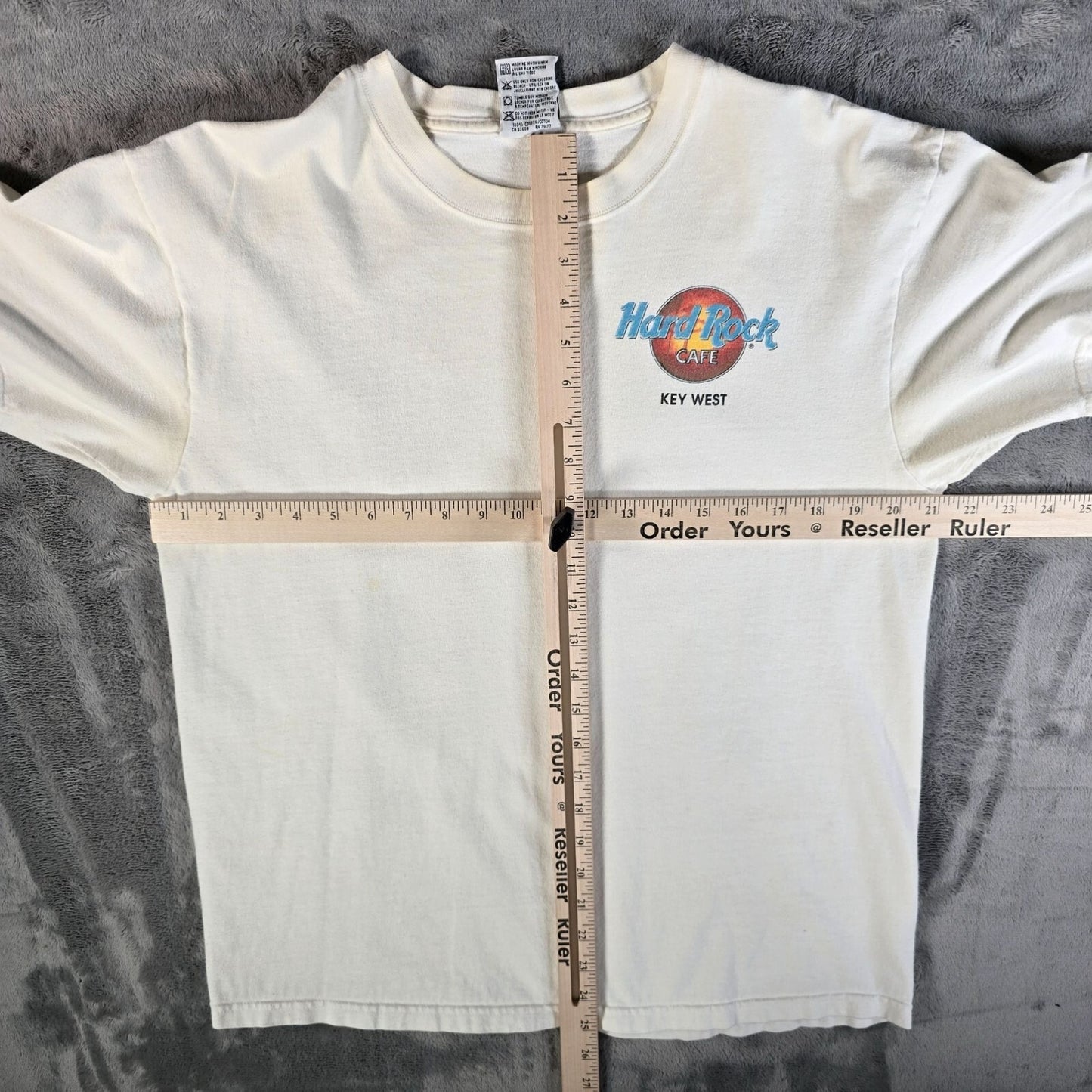 Vintage Y2K/Early 2000s Hard Rock Cafe Key West Parrot Heavy Tee T-Shirt (L)