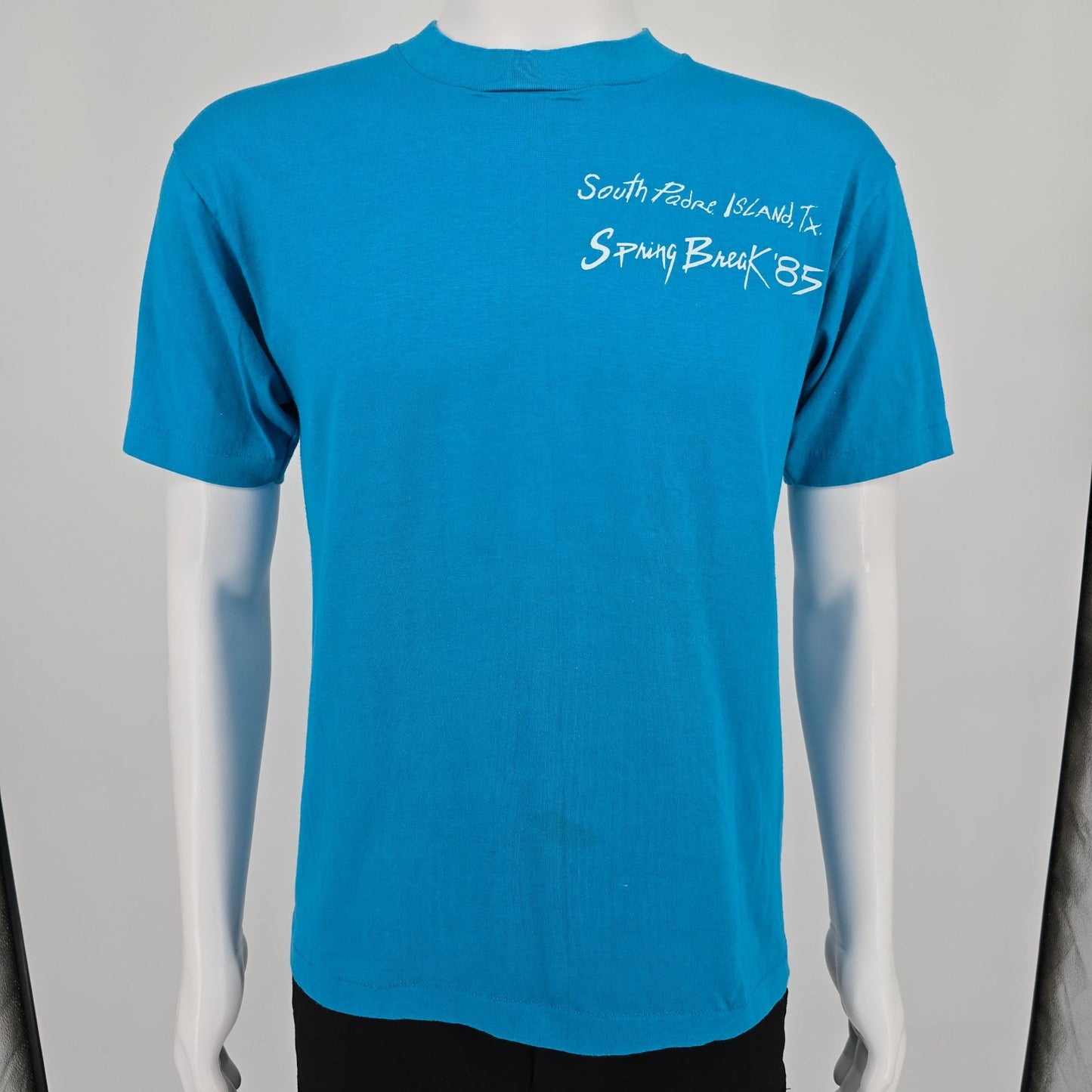 Vintage 1980s Heft-T South Padre Island Texas Spring Break '85 T-Shirt (M)