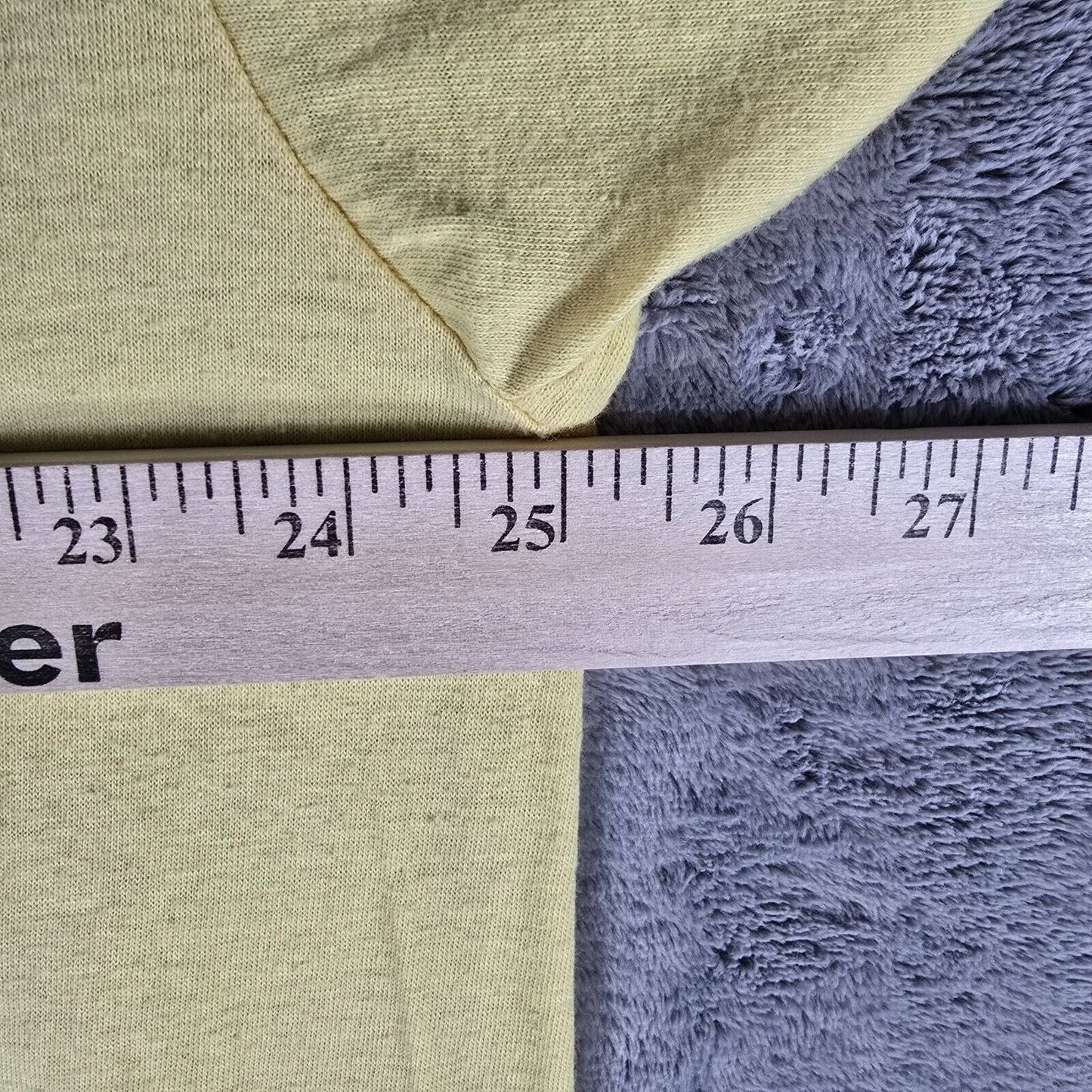 Rare Distressed Vintage 1970s JC Penney Blank Yellow Single Stitch T-Shirt (2XL)