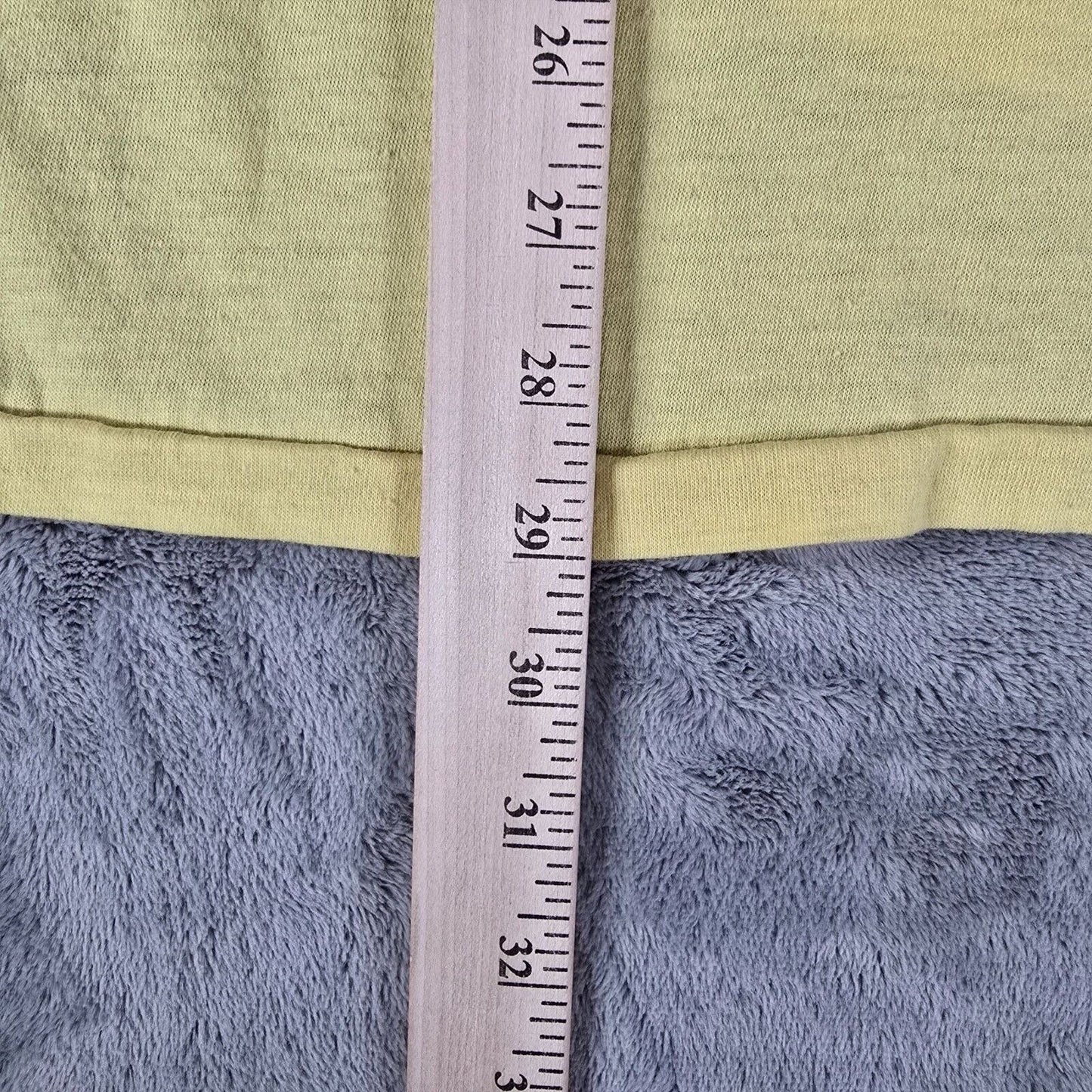 Rare Distressed Vintage 1970s JC Penney Blank Yellow Single Stitch T-Shirt (2XL)