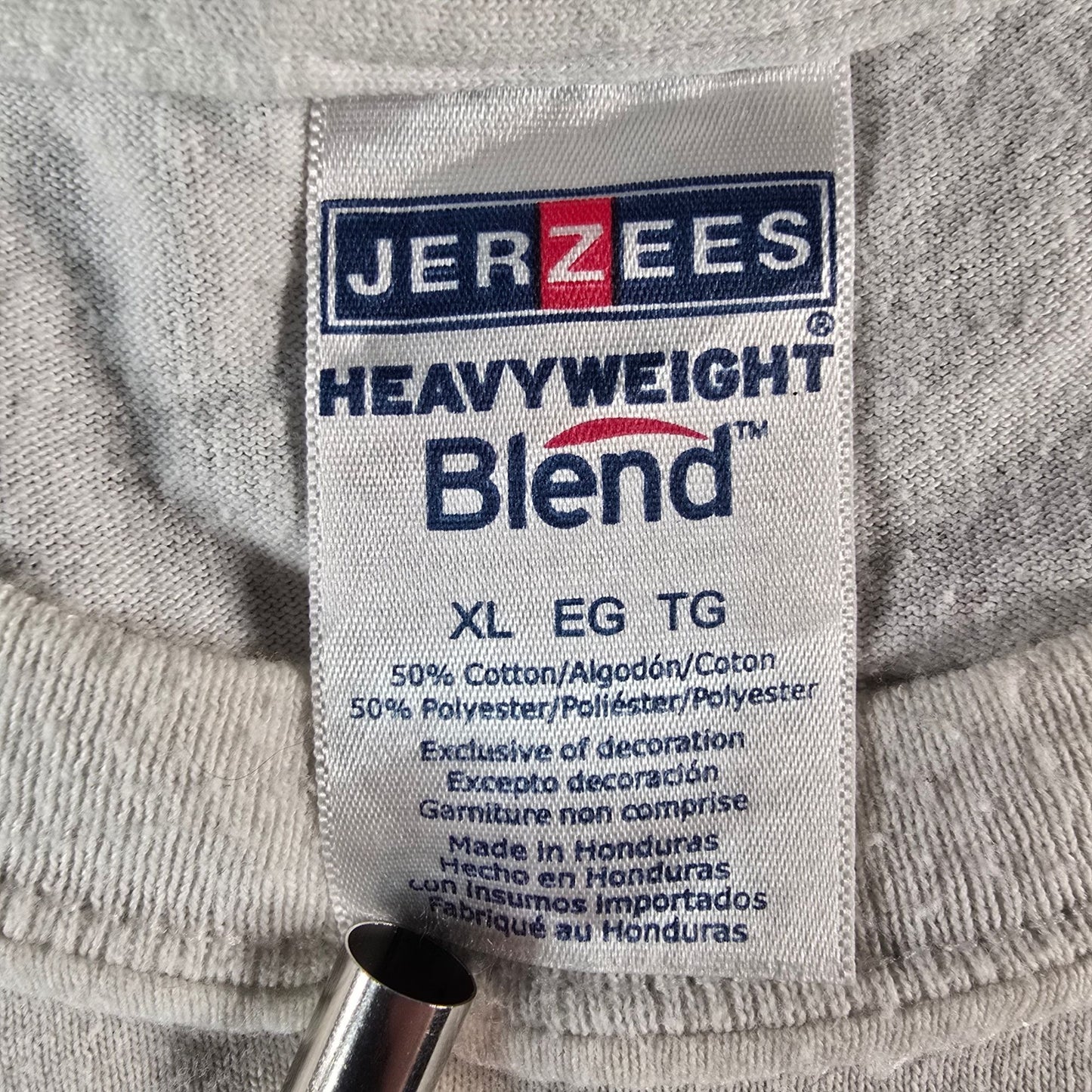 Distressed 2010s Sherwin Williams "Cover the Earth" Paint-Splatter T-Shirt (L/XL)