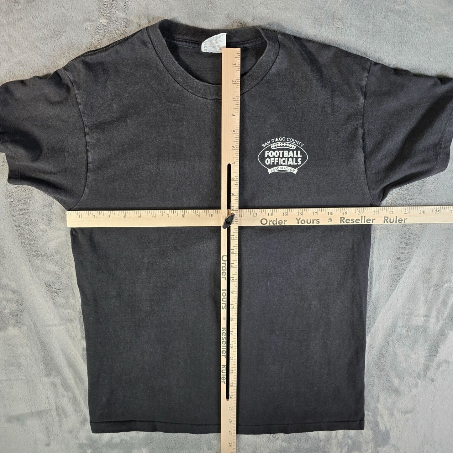Vintage 1990s San Diego County Football Officials Association Black T-Shirt (L)