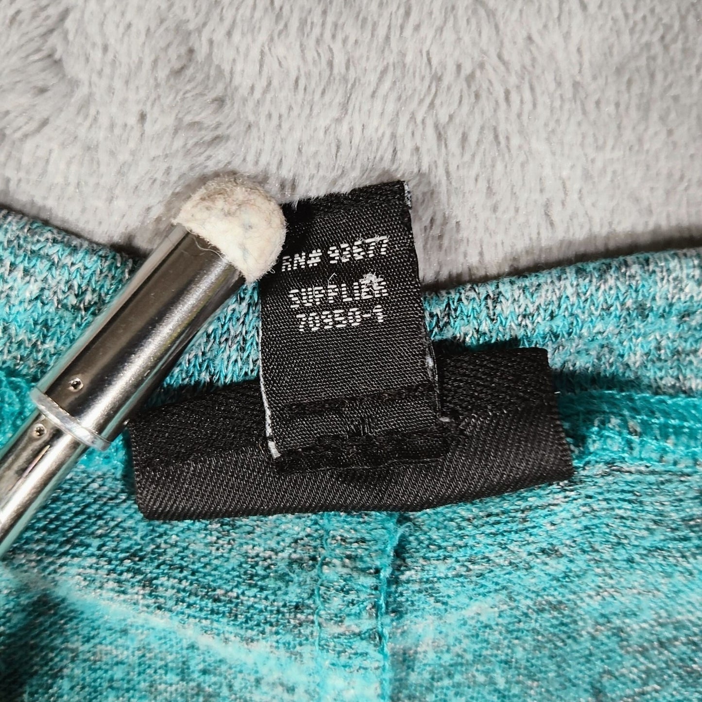 A.N.A A New Approach Womens Stretch Heathered Turquoise Short Sleeve Top (XS/S)
