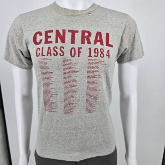 Vintage Central High School Bridgeport, Connecticut "Class of 1984" T-Shirt (XS)