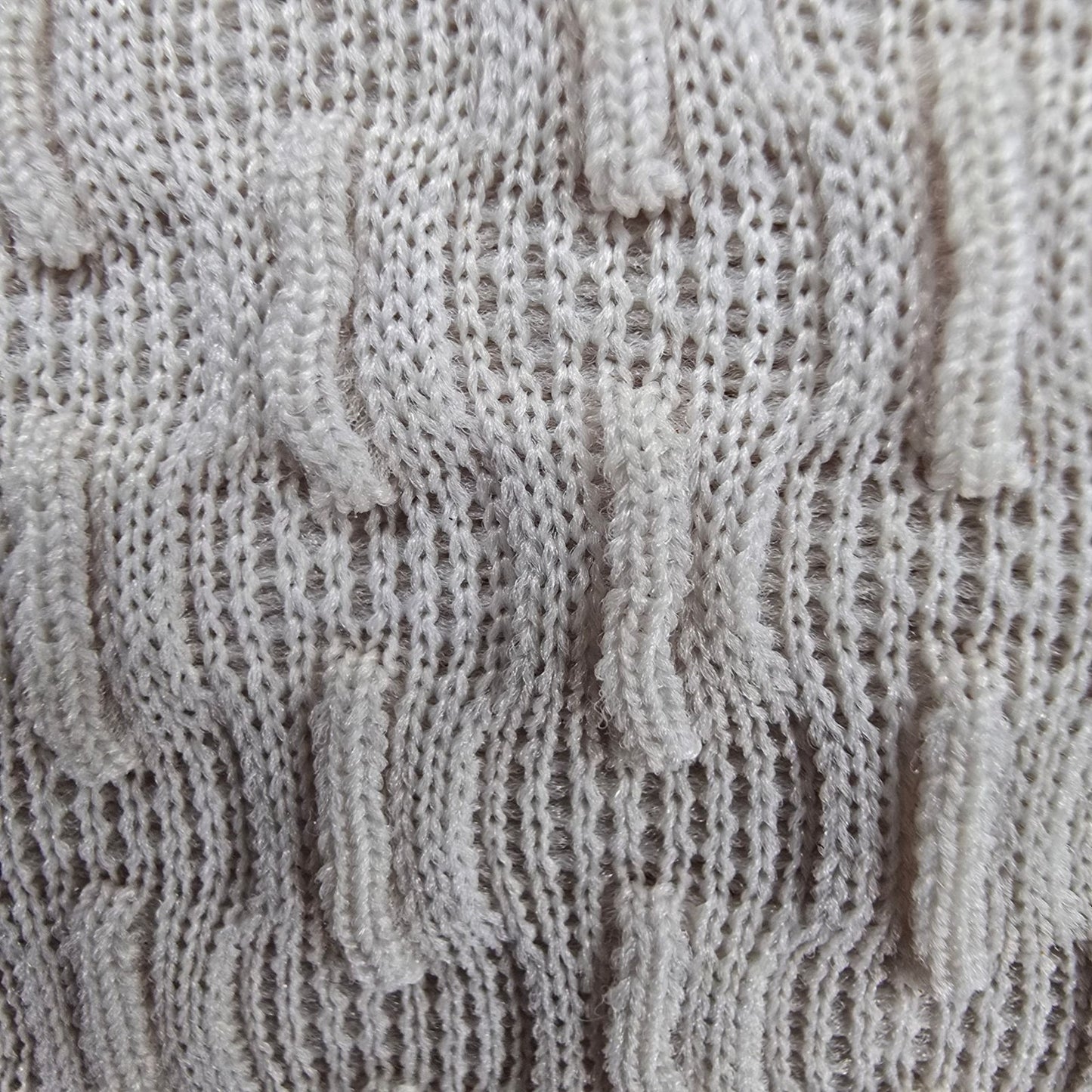 Vintage Early 1970s Alorna Women's Beige Textured A-Line Mod Coat (Large)