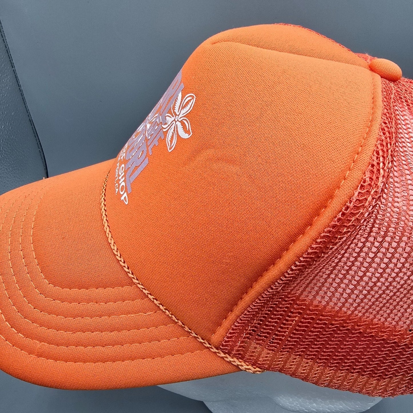 Girl In The Curl Surf Shop Dana Point, CA. Orange Otto Trucker Hat
