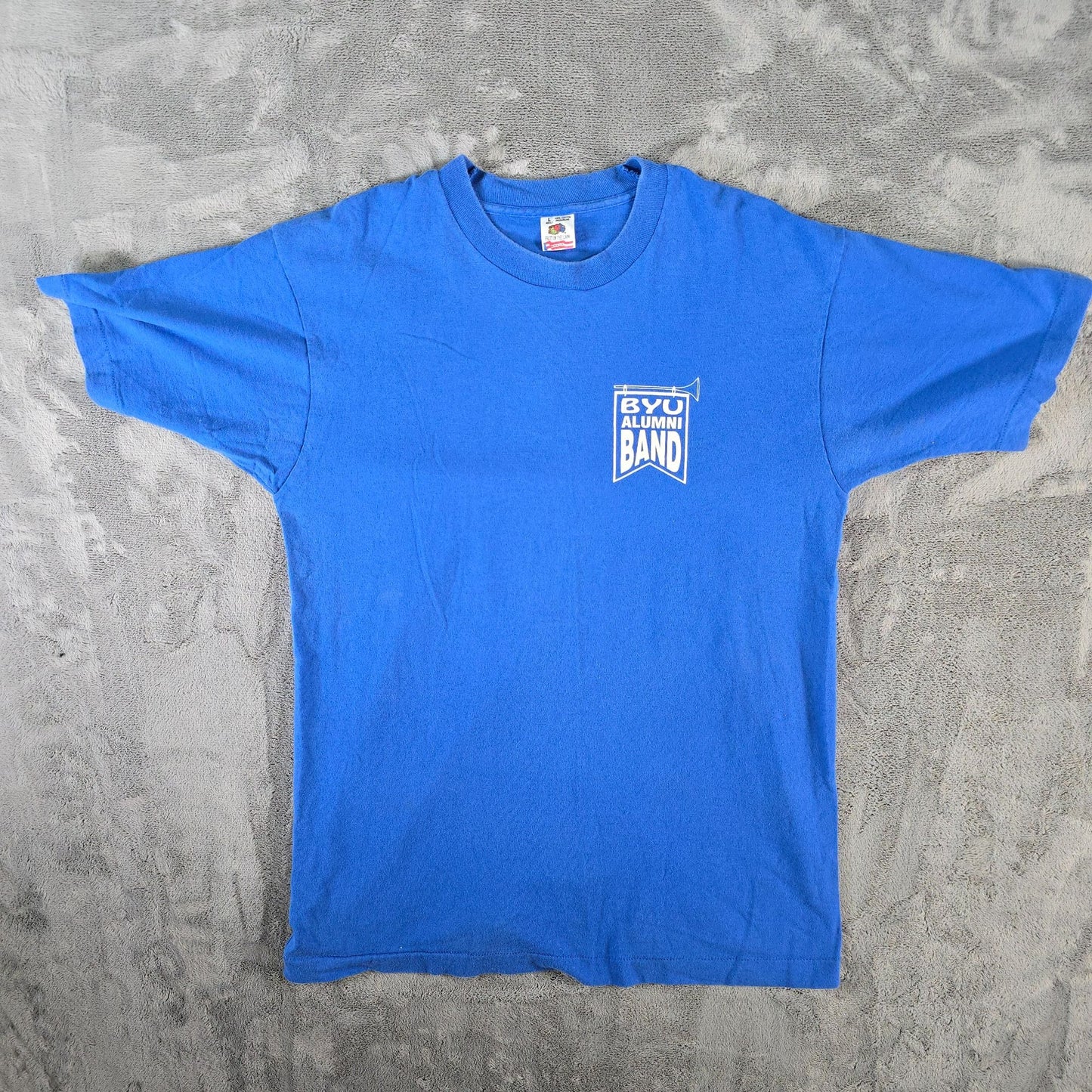 Vintage 1990s Brigham Young University BYU Alumni Band Single Stitch T-Shirt (L)